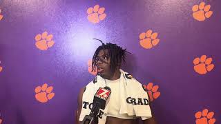 Clemson S R J Mickens following loss to Louisville [upl. by Halimeda583]