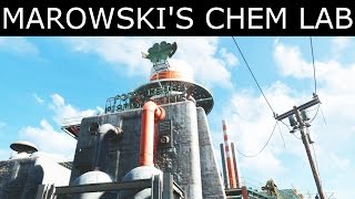 Fallout 4  How To Enter Marowskis Chem Lab  quotDiamond City Bluesquot Quest  Four Leaf Puzzle [upl. by Manard827]