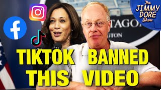 TikTok Censors Accurate Criticism Of Kamala Video By Chris Hedges [upl. by Siward]