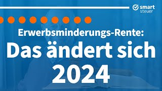 Neues Gesetz Das ändert sich JETZT für EMRentner  Erwerbsminderungsrentner Änderungen 2024 [upl. by Aliled]