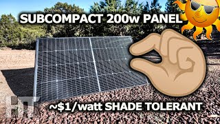 BougeRV NType TOPCon 200w Bifacial Shade Tolerant Compact Solar Panel [upl. by Ydisahc]