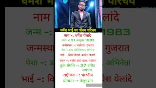 DHARMESH YELANDE ka jivan Parichay  biography shorts [upl. by Inafetse977]