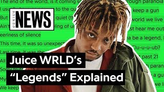 Juice WRLD’s “Legends” XXXTENTACION amp Lil Peep Tribute Explained  Song Stories [upl. by Aillemac701]