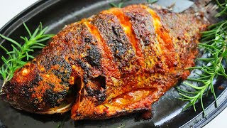 GRILLED TILAPIA FISH IN 15 MINUTES [upl. by Anemolihp]