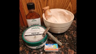 SOTD Stirling Haverford  Gillette Fatboy Razor  Wilkinson Sword Blades  Haverford Splash [upl. by Orvil]