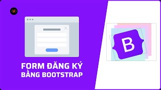 Tạo form đăng ký tài khoản bằng Bootstrap đẹp  Học Bootstrap cùng unitopvn [upl. by Yboc]