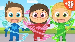 PJ Masks  Song Compilation with Catboy Owlette and Gekko  Learning through Singing and Dancing [upl. by Osithe]