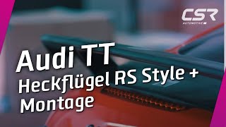 Heckflügel im RS Style für den Audi TT [upl. by Etnaid]