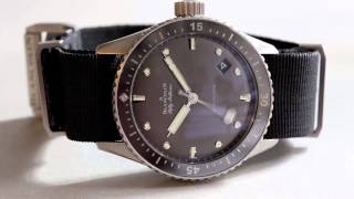 A Week On The Wrist The Blancpain Fifty Fathoms Bathyscaphe [upl. by Enaile]