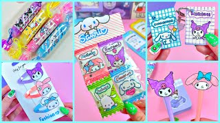 ¡HAZLO TU MISMA  PAPELERÍA DE SANRIO Y MAS IDEAS DIVERTIDAS PARA MANUALIDADES DE PAPEL [upl. by Sharity789]