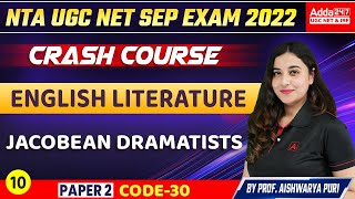 Jacobean Dramatists  UGC NET English Questions  Jacobean Dramatists  By Aishwarya Puri [upl. by Garrick]