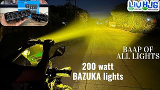 HJG 4 LED CREE 60W Fog Light With Yellow Filter Unboxing  High Performance Fog Lights [upl. by Florette]