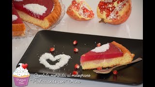 Crostata morbida con Crema al Melograno Un dolce dai sapore autunnali MAGNIFICA [upl. by Best]