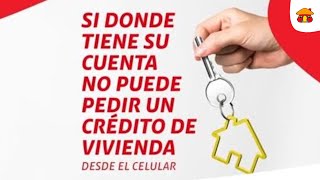 Si no puede pedir un Crédito de Vivienda desde el celular pásese  Banco Davivienda [upl. by Ialohcin973]