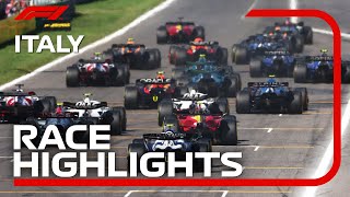 Race Highlights  2022 Italian Grand Prix [upl. by Annaegroeg482]