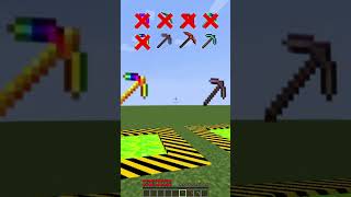 Acid Resistance vs Pickaxe Strength shorts minecraft meme [upl. by Locin263]