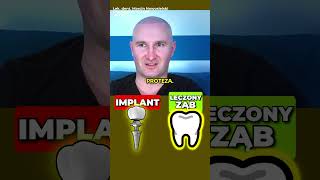 🔩IMPLANT vs 🦷ZĄB Po Leczeniu Kanałowym [upl. by Babita]