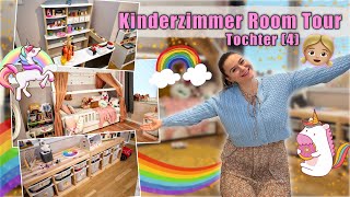 Das Einhorn Regenbogen Kinderzimmer unserer 4 jährigen Tochter 🦄 ROOM TOUR [upl. by Latimer317]