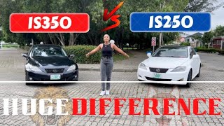 Second generation Lexus IS250 VS IS350 The difference between the best car series for young people [upl. by Irmgard]