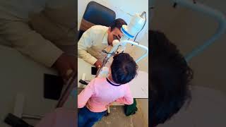 slit lamp examination youtubernetra shortvideo eye eyes [upl. by Gracye]