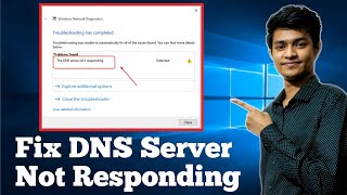 How to fix dns server not responding on windows 11107  Wifi or Wired Connection  2024 [upl. by Ailev151]