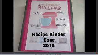 Recipe Binder [upl. by Hilleary25]