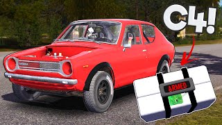 I BLEW UP My Upgraded Satsuma with C4 in My Summer Car Mods [upl. by Adoree903]