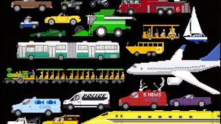 My best vehicles 3  vans and pickup trucks  the kids picture show [upl. by Odicalp766]