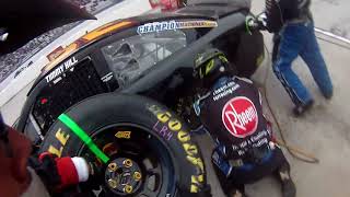 Rear Tire Carrier Martinsville Pitstop Sprint Cup 2015 [upl. by Atyekram301]