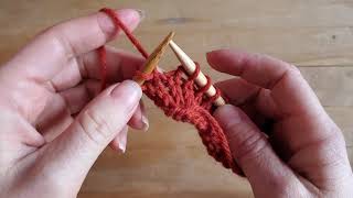 Tutoriel Tricot  Rangs raccourcis quotwrap and turnquot wampt [upl. by Amein]