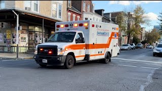 City of Allentown paramedics medic 1 responding [upl. by Adnaugal]