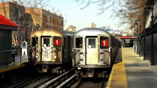 Just a 1 Train Departing Dyckman Street [upl. by Naes]