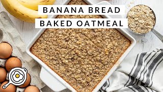 Healthy Banana Bread  Made with Oat flour amp Peanut butter [upl. by Ylecic]