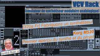 320a Fr  Fabriquons un synthétiseur  Korg MS20  Aperçu du synthétiseur amp du projet [upl. by Beetner]