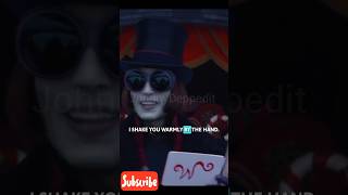 Johnny Depp as Willy Wonka shorts johnnydepp [upl. by Yerak]