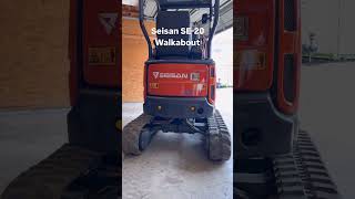 Seisan Machinery SE20 mini excavator Walkabout [upl. by Hsaniva]