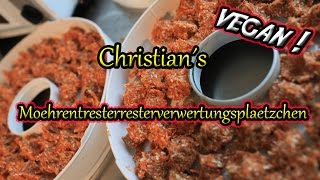 Rezept Moehrentresterresteverwertungsplaetzchen vegan [upl. by Cullen958]