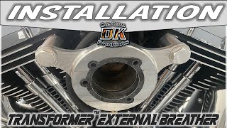 How To Cleanest External Breather System For Harleys [upl. by Siri965]