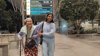 Mom journeys back to Motbung Kempegowda International Airport Bengaluru [upl. by Lundin]