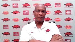 Coach Kenny Payne previews Arkansas matchup with Troy [upl. by Ecnerwal474]