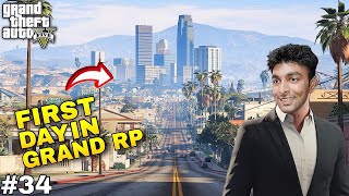 FIRST TIME PLAY GTA 5 GRAND RP  GTA 5 ROLEPLAY 34 [upl. by Jemimah]