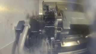 Thermowell Manufacturing For Tempreature Sensor Protection on Haas ST20 Lathe [upl. by Atinnor]