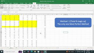 Final Khajuraho Method MAGIC SQUARE 16 Method with 8 rotation total 128 Methods [upl. by Ludie776]