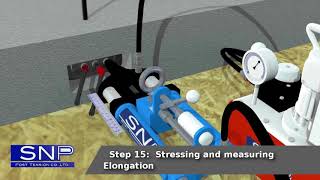 Posttensioned slab procedure [upl. by Llireva]