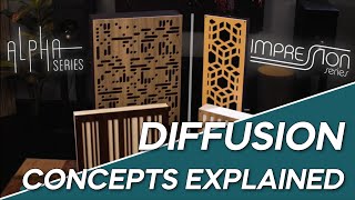 DIFFUSION Concepts Explained  How Acoustic Diffusers Work And Which One Is Right For You [upl. by Granny]