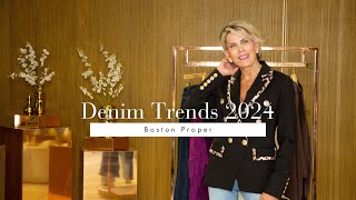 The Top Denim Trends For Fall 2024  Boston Proper [upl. by Ztnaj]