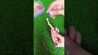 Colourful cowry shell bangles😱🌈diy [upl. by Yttam]