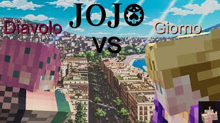 Diavolo vs Giorno GiovannaGER  minecraft [upl. by Zurn802]