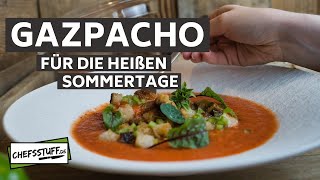 Gazpacho  Kaltschale für die heißen Sommertage  Sommersuppe  Geile Vorspeise [upl. by Akselav]