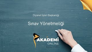 16 Ders  DİB Sınav Yönetmeliği [upl. by Kelleher807]